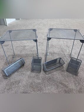 (2) 3 piece Locker Organization Kit